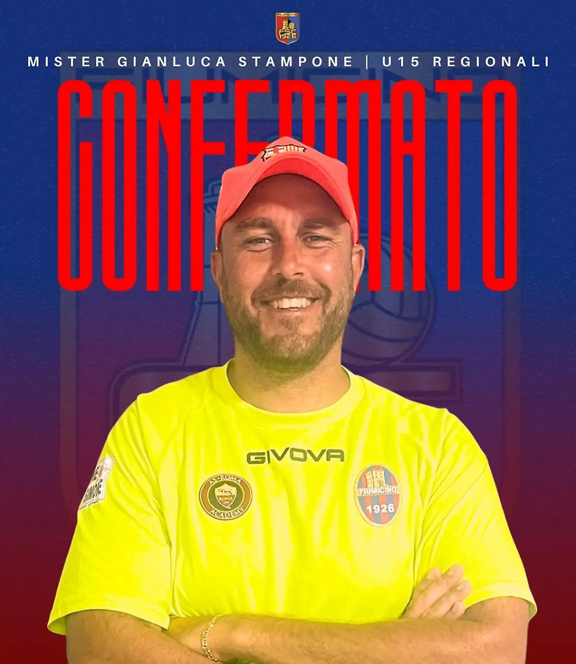 Fiumicino, confermato mister Stampone