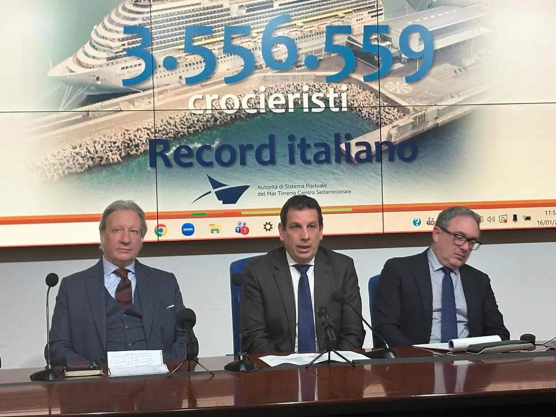 Crociere, Civitavecchia segna il nuovo record assoluto in Italia:oltre 3,5 mln di passeggeri nel 2025