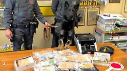 Nasconde in casa cocaina e 157mila euro sottovuoto